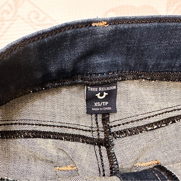 True Religion Jennie Runway Legging Jeans in Cloudy Sea XS - Picture 3 of 4